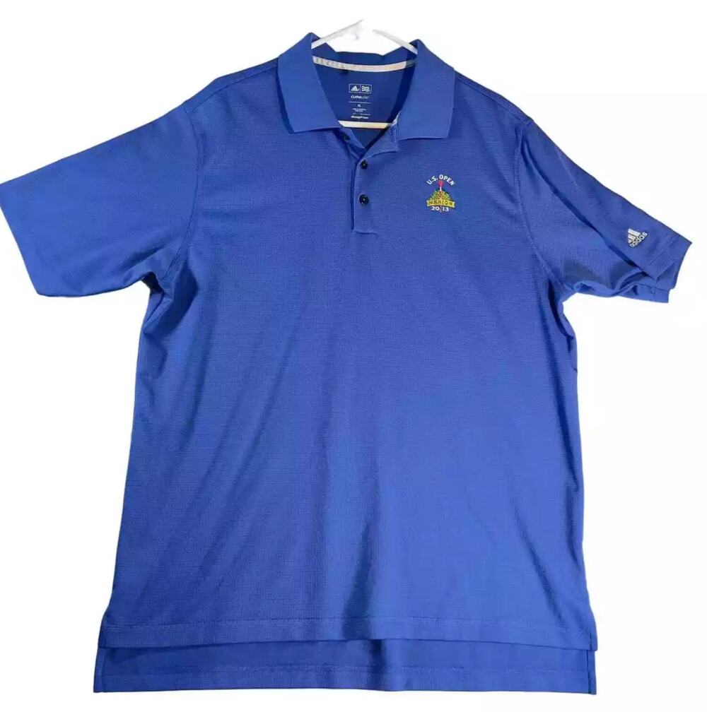 Adidas Climalite Polo Shirt Sz XL US Open 2013 Merion USGA Major